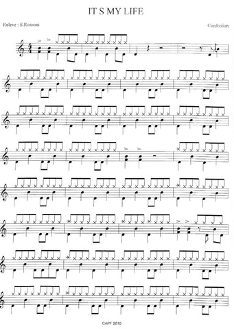 Pretending (arr. COPYDRUM) Sheet Music | Eric Clapton | Drums