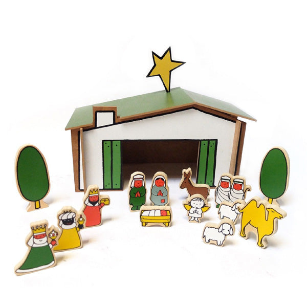 Miffy Wooden Nativity Scene Set By Dick Bruna Elenfhant