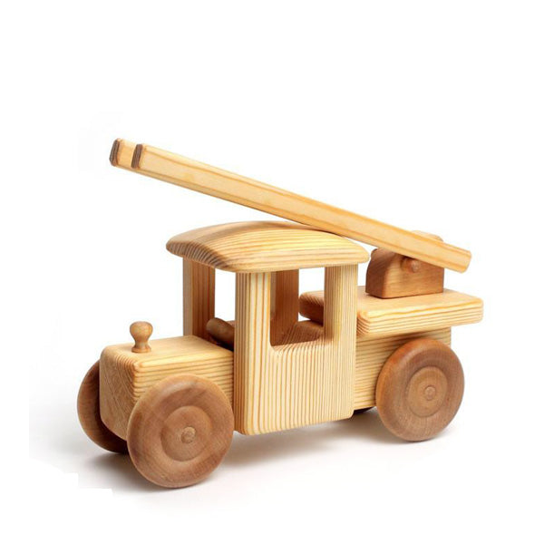 fire engine wooden toy