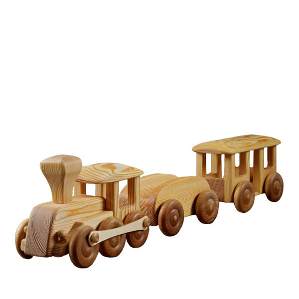 big wooden train