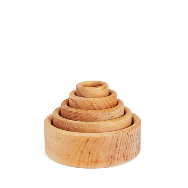 grimms stacking bowls natural