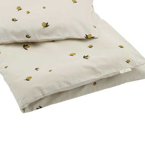 lemon cot bedding