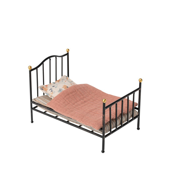 Onwijs Maileg Metal Vintage Bed, Mouse - Anthracite – Elenfhant YU-55