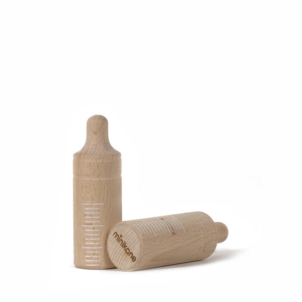 wooden doll bottle