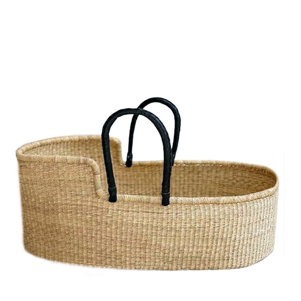 moses basket woven