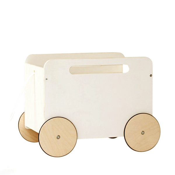 wooden toy box with wheels