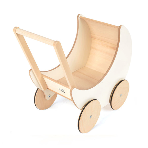 wooden toy pushchair