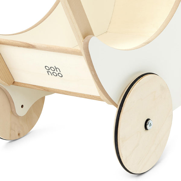 wooden moon doll pram