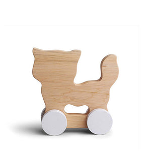 wooden cat toy