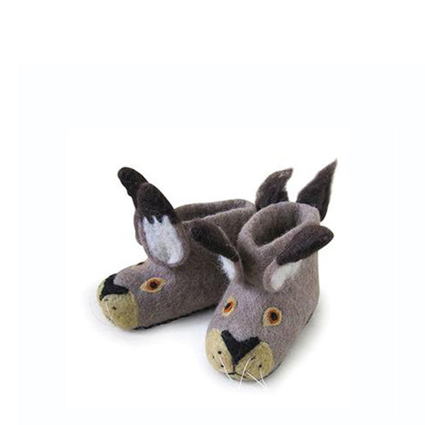 felt animal slippers