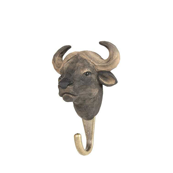 Wildlife Garden Hand Carved Animal Hook - African