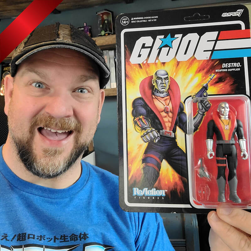 G.I. Joe ReAction Figures Wave 1 - Destro - Super7 Gift Guide