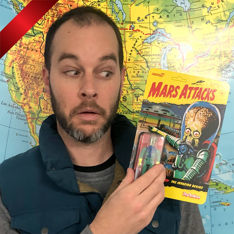 Mars Attacks ReAction Figure - The Invasion Begins - Super7 Gift Guide