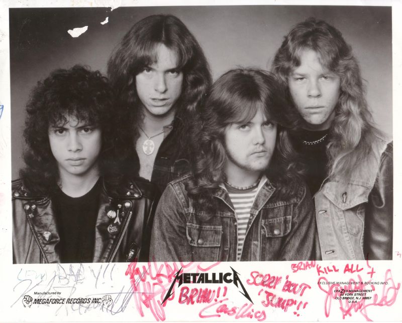 Metallica Autographs