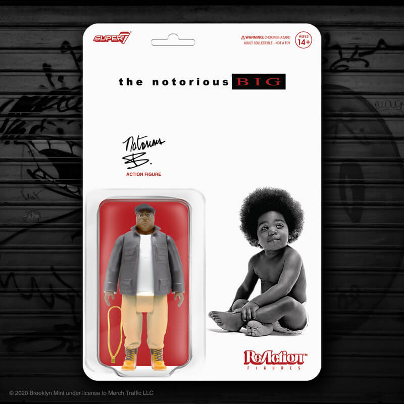 Notorious B.I.G. ReAction Figure - The Original - Super7 Gift Guide