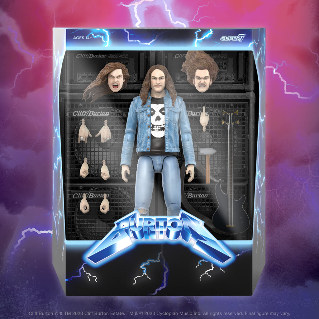 Super7 Cliff Burton Packaging