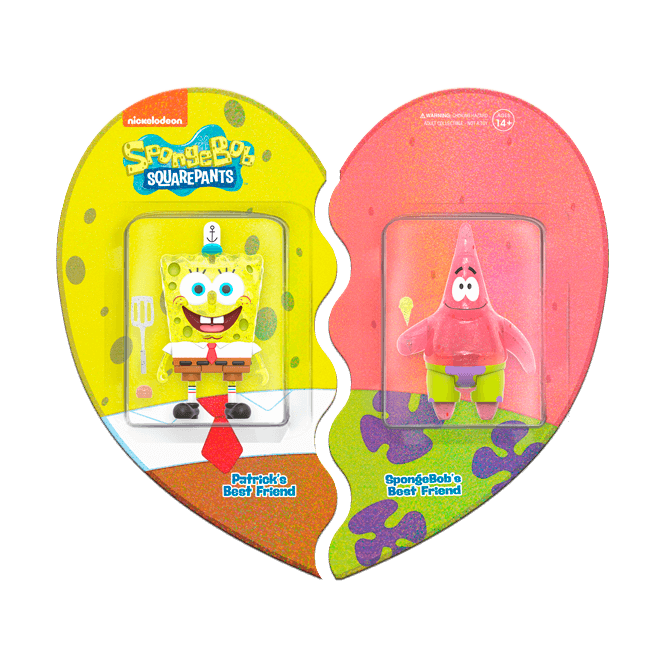 Spongebob Squarepants 2 Pack - Super7 Valentine's Day Gift Guide