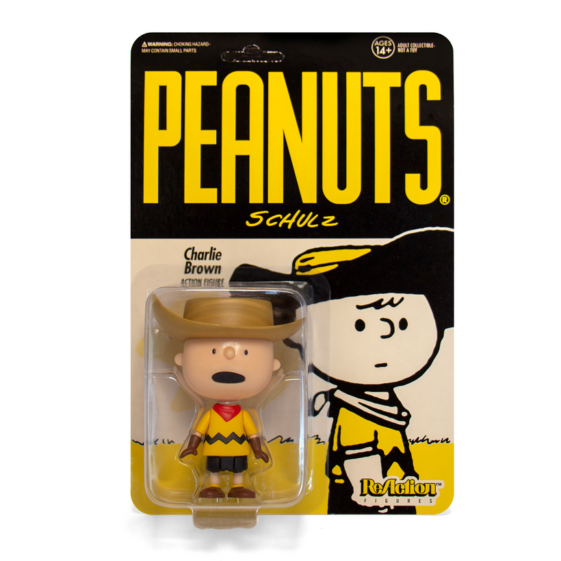Peanuts ReAction Figure - Cowboy Charlie Brown - Super7 Valentine's Day Gift Guide