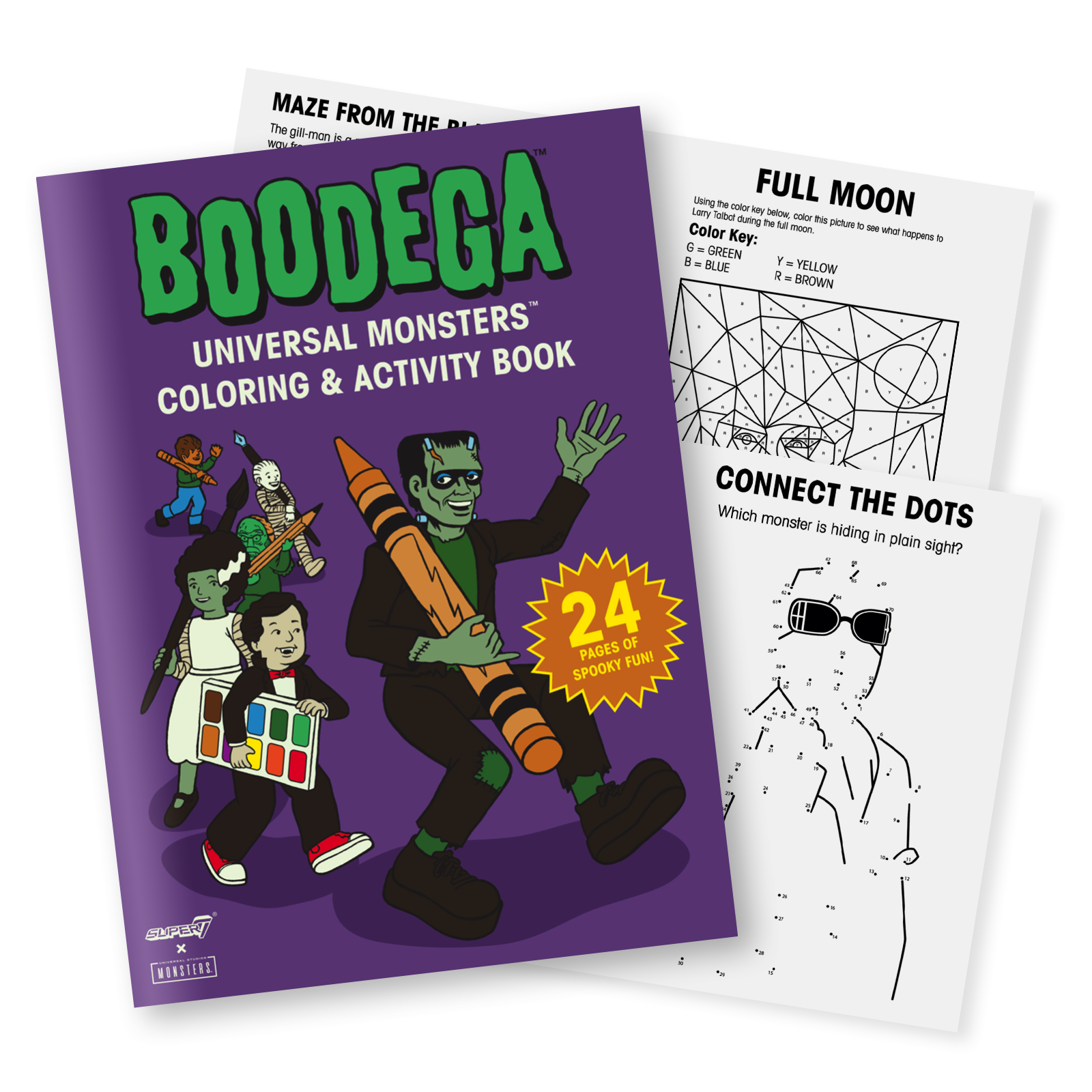 Universal Monsters Coloring Book – Super7