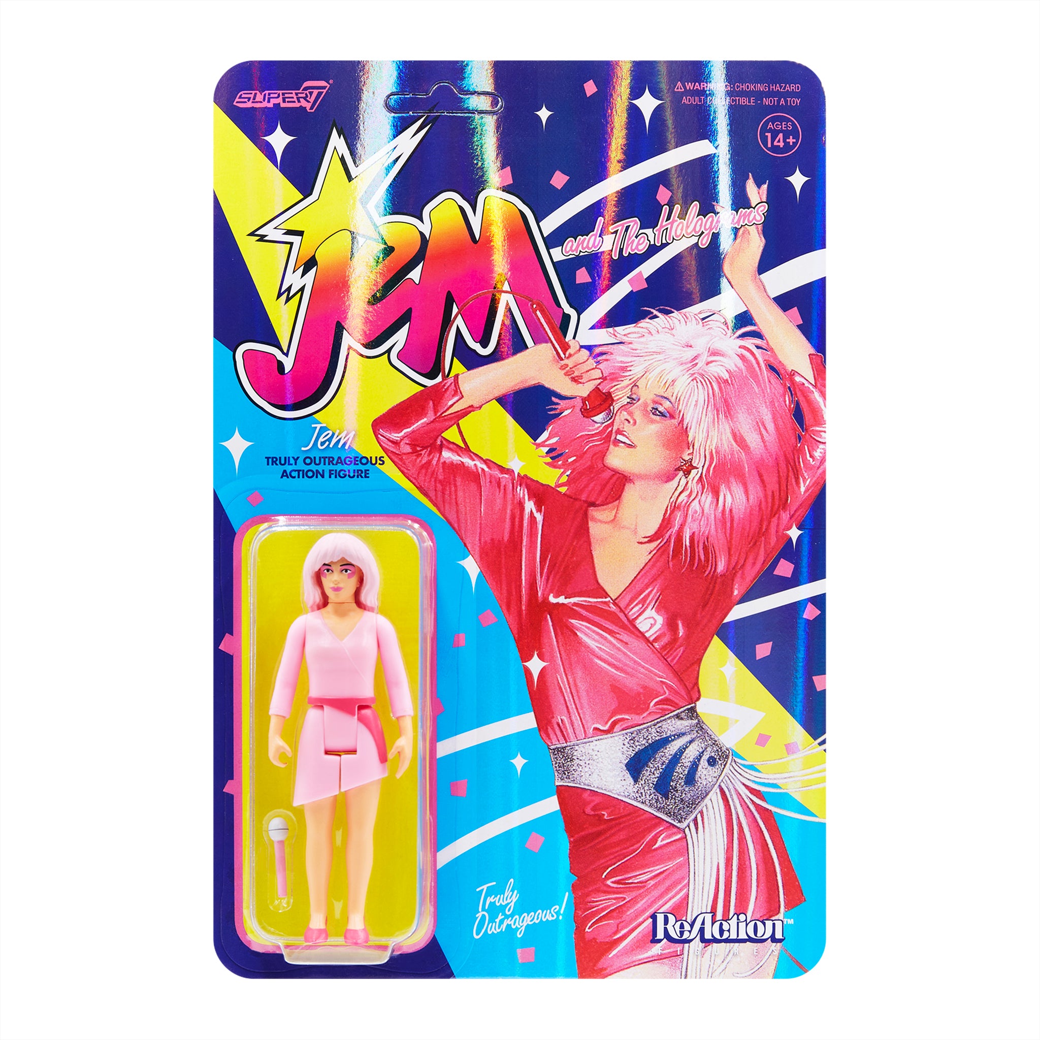 Jem And The Holograms Reaction Figure Jem Super7