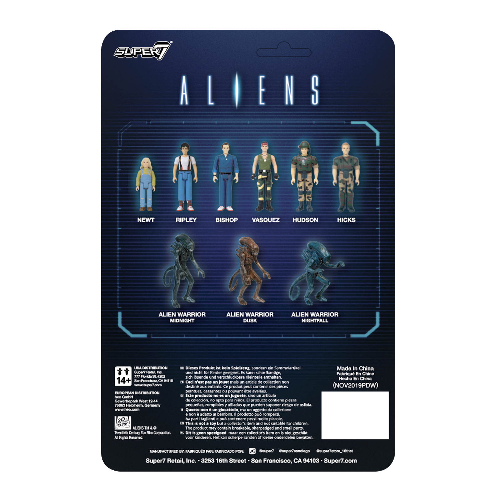 alien reaction figures