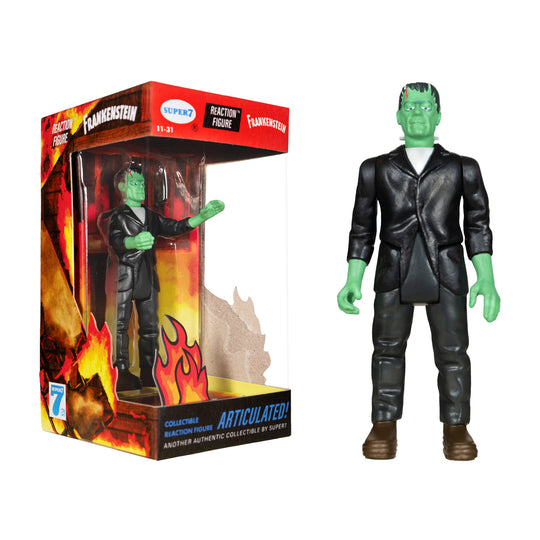 Universal Monsters ReAction Figure - Frankenstein (Fire Box) - Super7 Valentine's Day Gift Guide