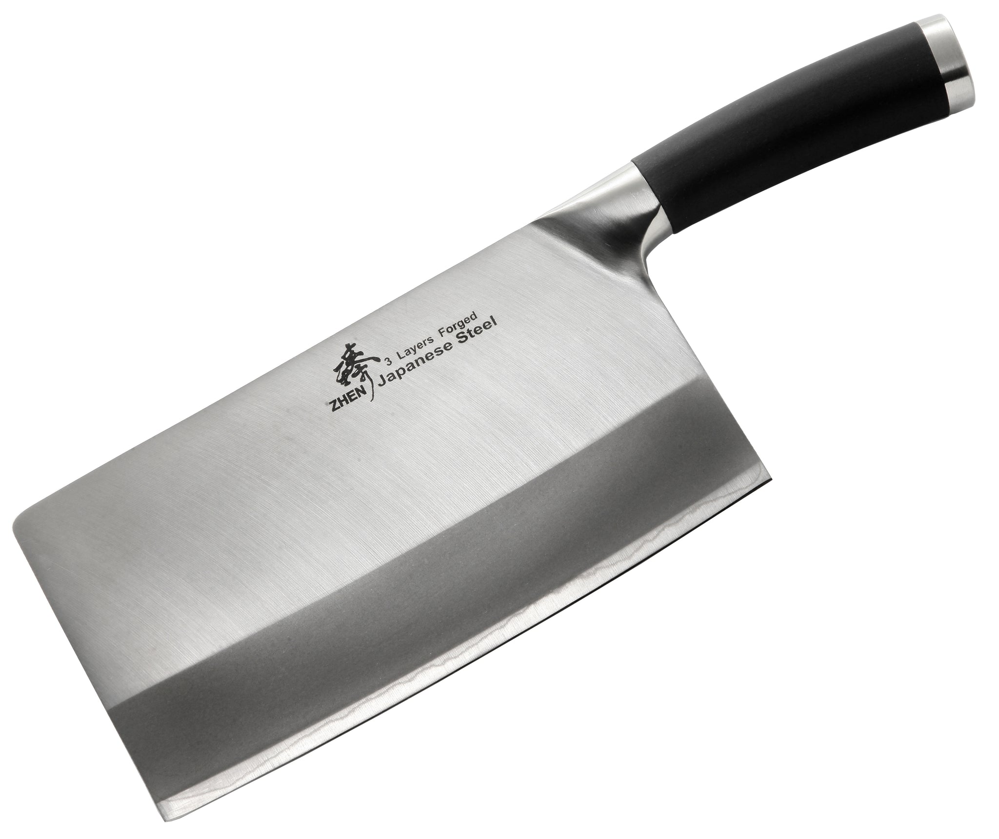 3Layer HeavyDuty Cleaver 8inch, TPR ZHEN Premium Knife