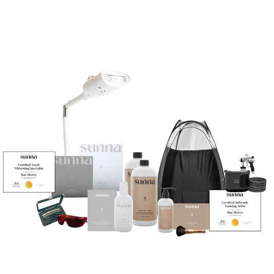 SunnaTan Spray Tan Online Certification (and choose your kit) – Sunna Pro  USA