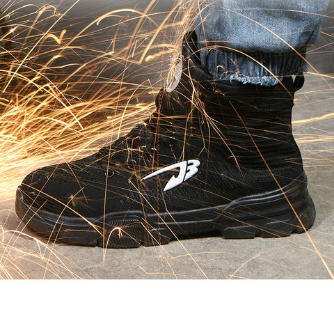 Left sideview of Commando shoe with sparks flying 480 x 480