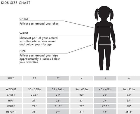 O'Neil Size Charts – Berts Mega Mall