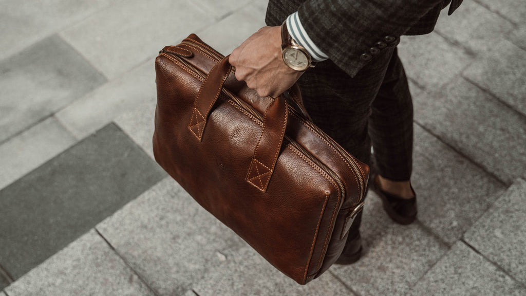 Roll up to work in style with these office bags for men