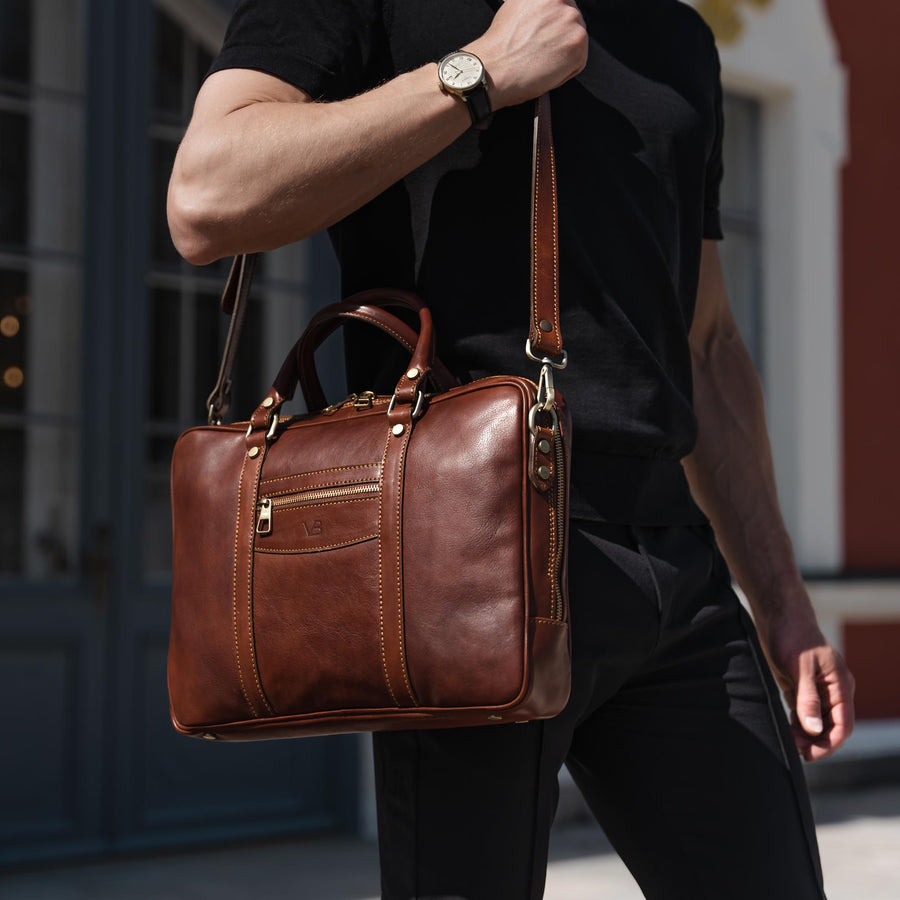 Buy affordable leather laptop bags