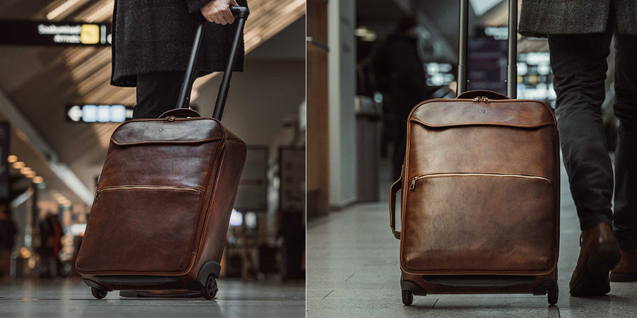 Voyager Leather Carry-On Bag