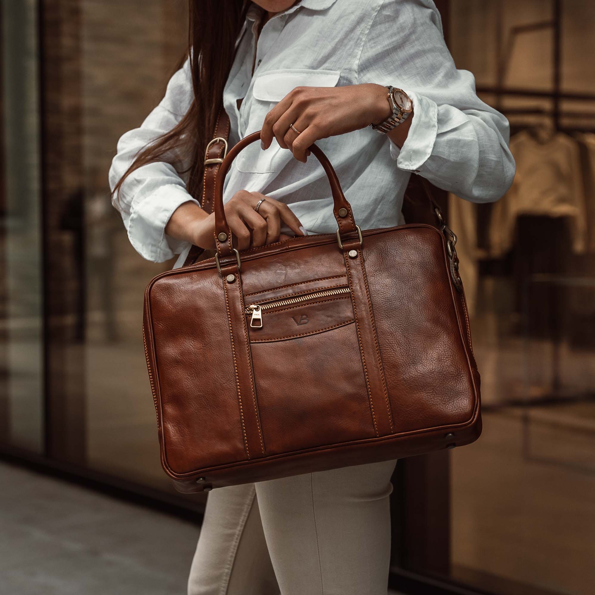 Women's leather work bags | Business bags & Office bags - Von Baer