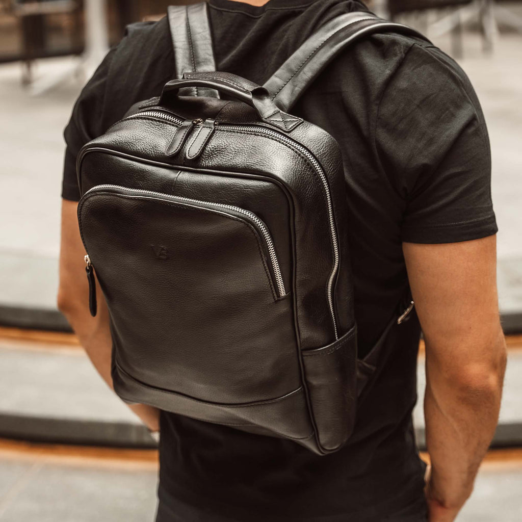 sectie verdrietig Gangster Prime Men's leather backpack - Von Baer