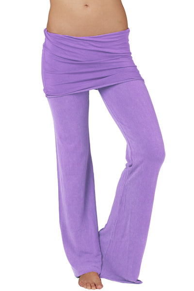 French Terry Foldover Lounge Pants | LVR Fashion