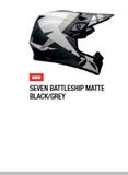 SEVEN BATTLESHIP MATTE BLACK/GREY