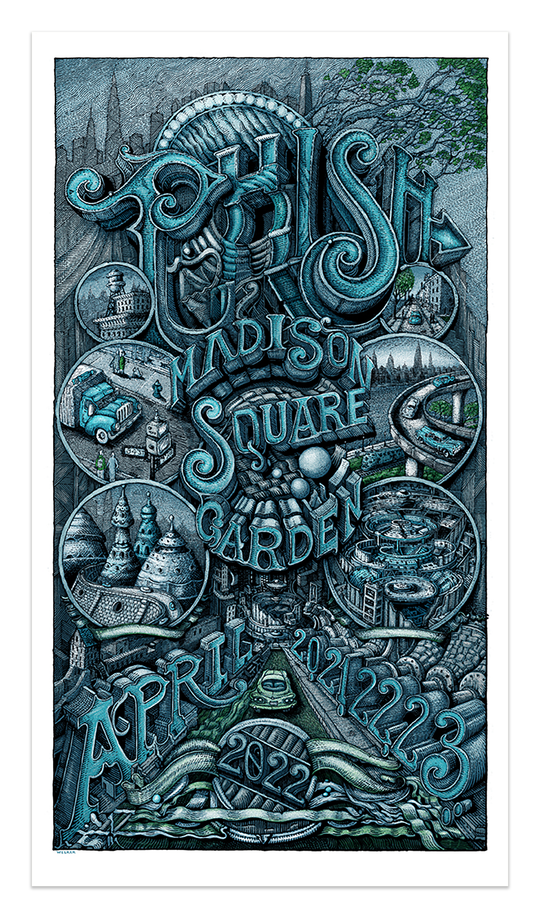 Phish MSG April 2022 Variant Welker Studios Store