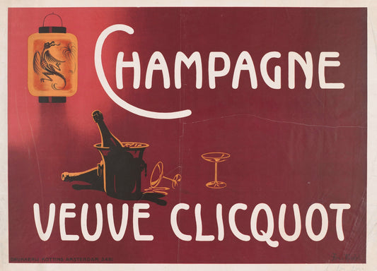 Veuve Clicquot Champagne Vintage 1940's Press Advertisement for Veuve  Clicquot Champagne. 'Its French, Its Imported' showing