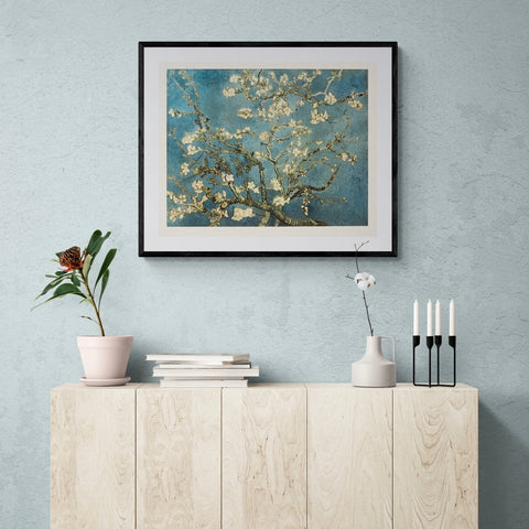 estampado de flor de almendro de van gogh