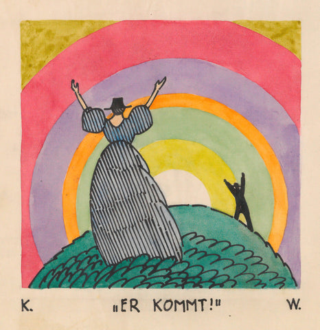 er kommt karl wiener art print