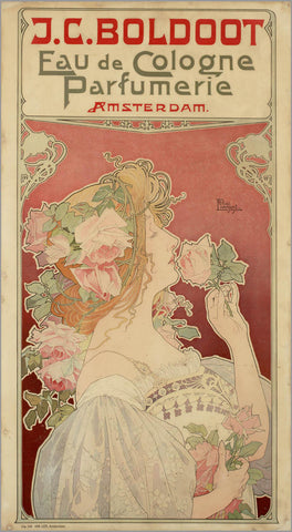 art nouveau bathroom wall art