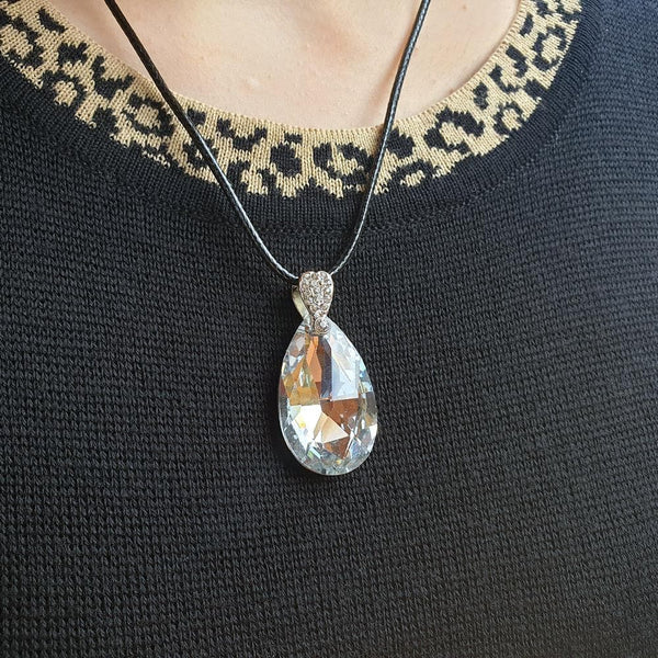 Pendentif En Verre cœur Ou goutte