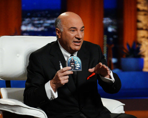 Kevin O'Leary holding Toilet Timer