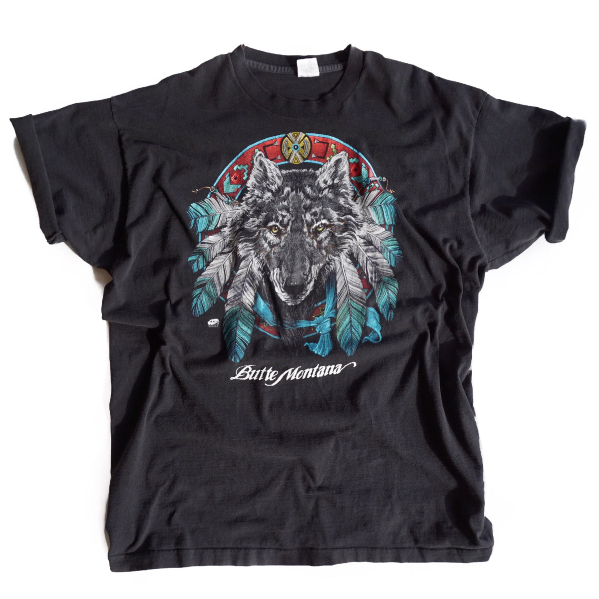 VINTAGE NATIVE WOLF TEE – SANFT