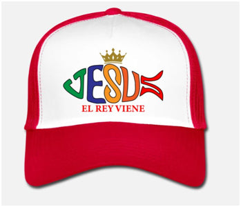 El Rey Viene Jesus Christian Cap Hat