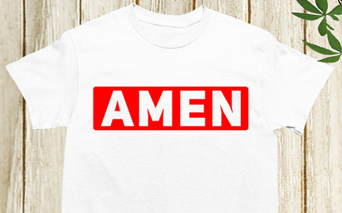 AMEN Religious Tees Let God's will Be Done