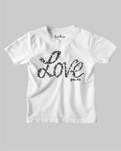 Love John 3:16 Bible Verse Scripture Christian Kids T shirt