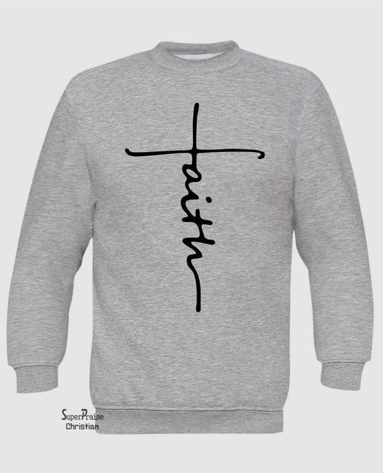 Faith Hoodie Sweatshirt Christian Long Sleeve T Shirt Sweatshirt