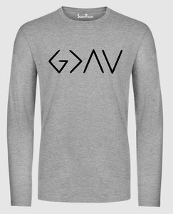 God Is Greater Than High And low Long Sleeve Sweatshirt Hoodie